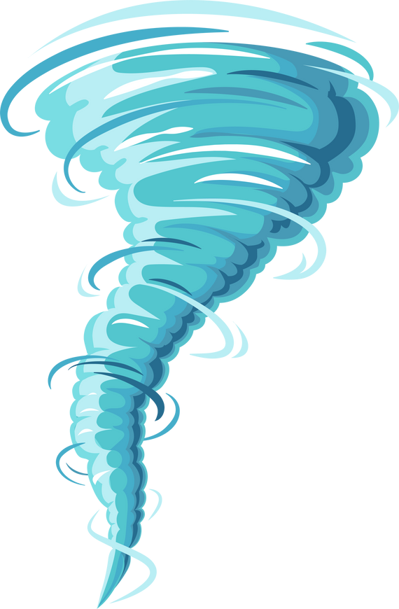 Hurricane twister cyclone, storm vortex tornado